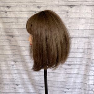 Synthetic Costume Wig Brown Bob